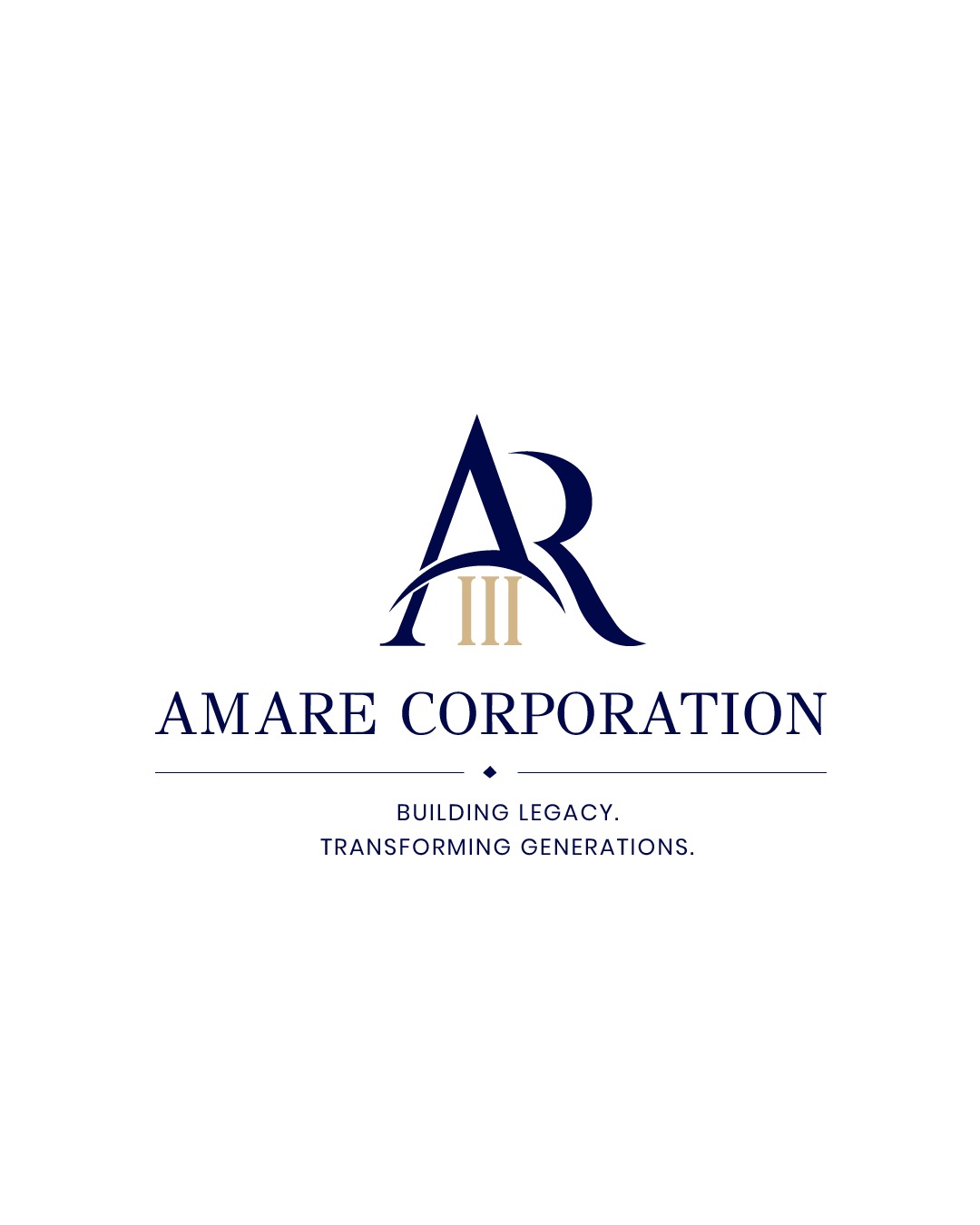 Amare Corporation — Building Legacy. Transforming Generations.